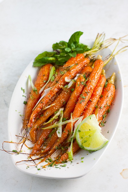 Zanahorias al comino asadas